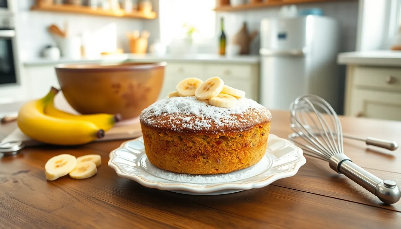 Perfect 6-Inch Small Banana Cake: No Leftovers, Pure Joy